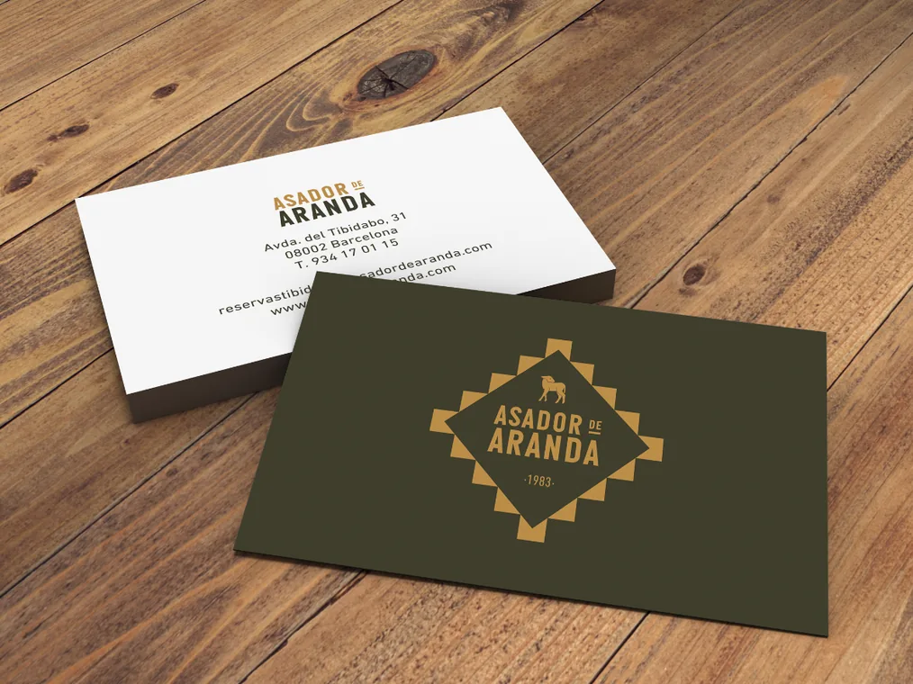 Proyecto de branding de Asador de Aranda por Blackstone