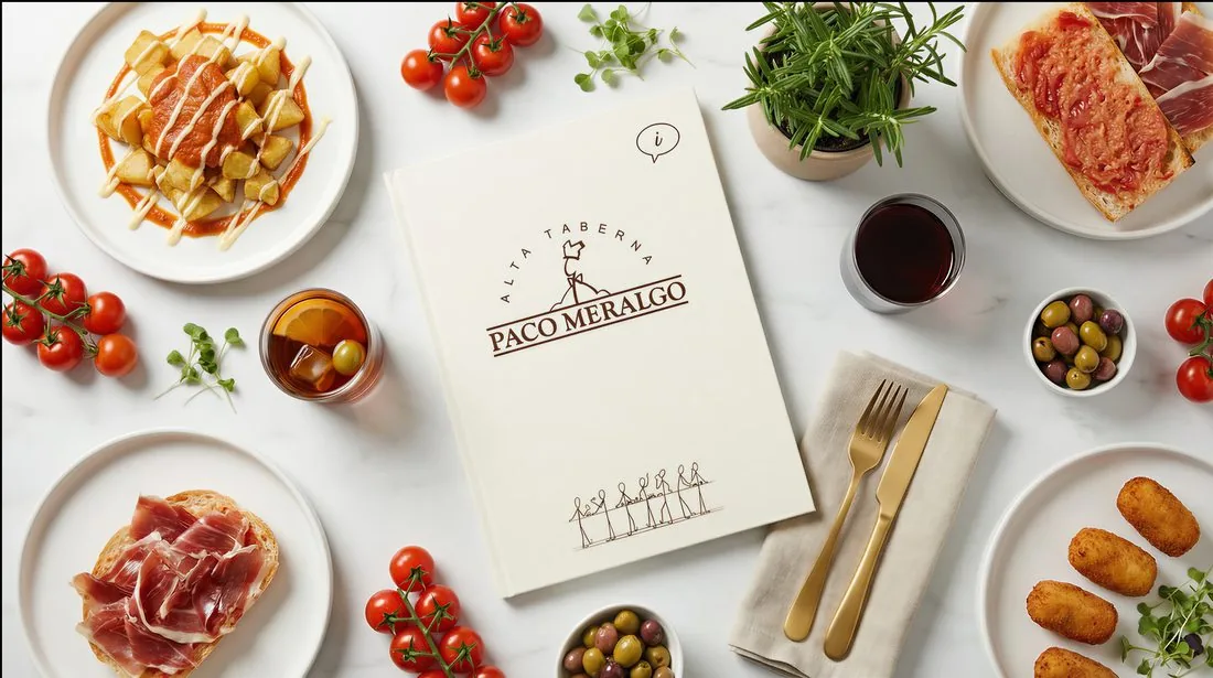 Diseño de carta de restaurante — Blackstone Creative