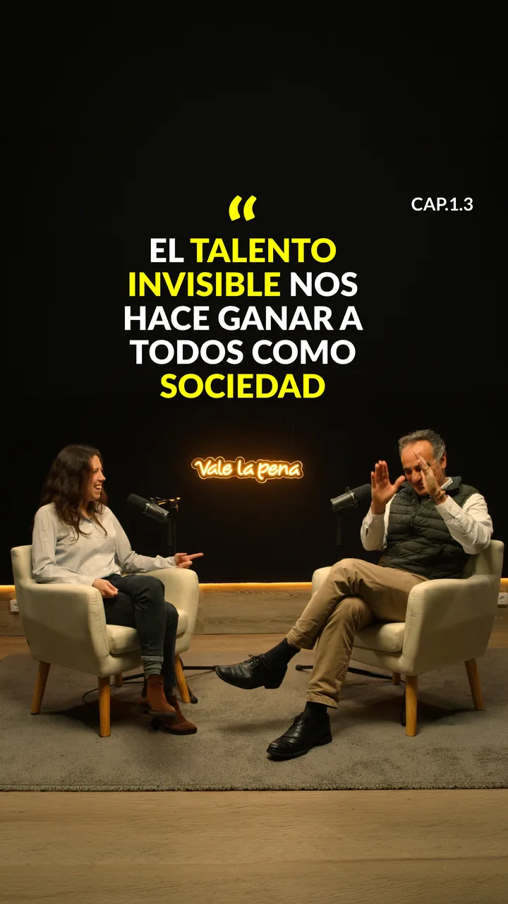 Reel del podcast Vale la Pena producido por Blackstone